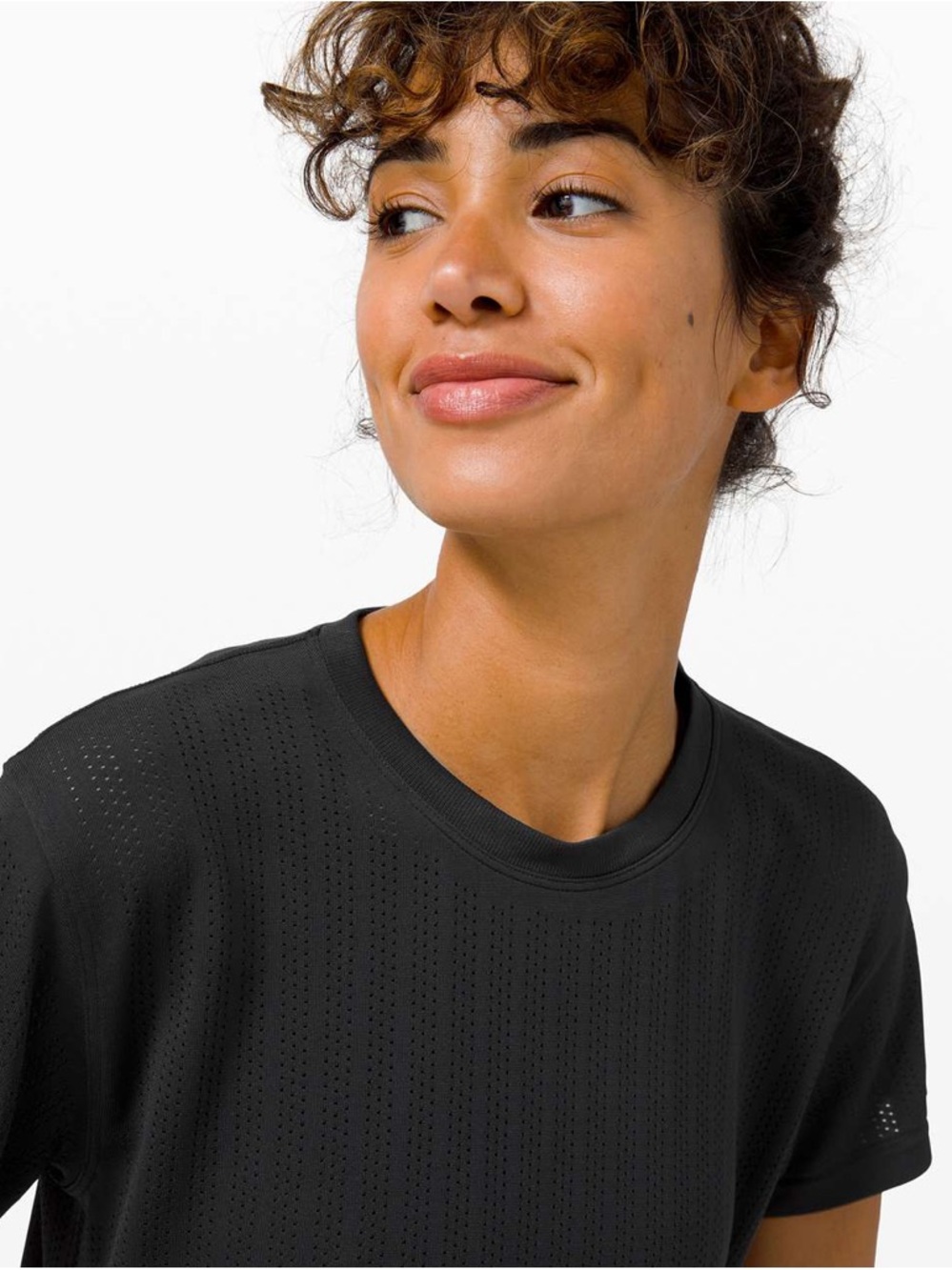 Lululemon Train to Be Short Sleeve
Black / Black